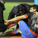 Diego Costa sufre un esguince de tobillo