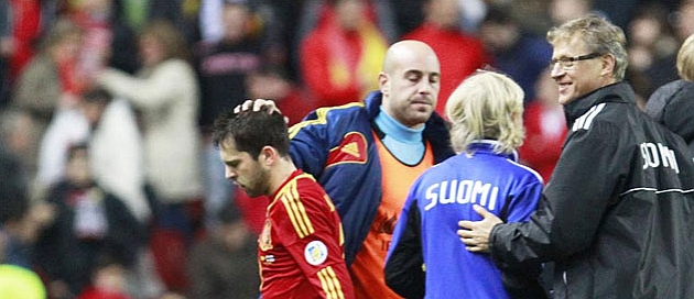 Jordi Alba deja la concentracin tras confirmarse su lesin