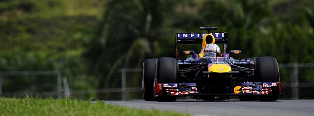 Sebastian Vettel, en el circuito de Sepang / RV RACING PRESS