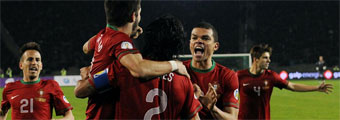 Portugal gana sin Ronaldo en Azerbaiyn
y reconduce su ruta mundialista