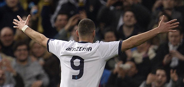 Benzema sigue su idilio con la Champions