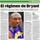 El Real Madrid sigue la dieta de Kobe Bryant