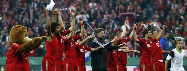 El Bayern, a la final de Copa dando miedo