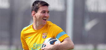 Messi se entrena con normalidad
pero viaja sin el alta a Mnich