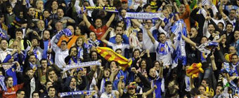 5.000 aficionados en el entrenamiento del Zaragoza