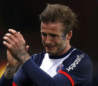 Beckham deja el fútbol y el PSG entre lágrimas