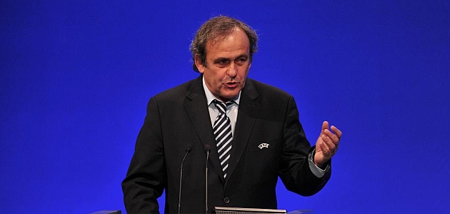 Platini, en el Congreso de la UEFA / AFP