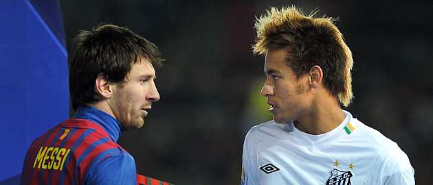 El Bar�a consult� a Messi el fichaje de Neymar