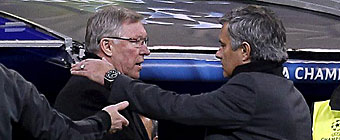 Alex Ferguson y Jos Mourinho