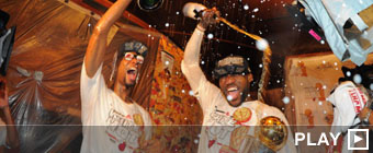 Miami no se corta y se bebe 100.000 dlares en champagne para celebrar el anillo