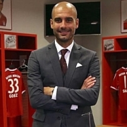 La aficin del Bayern recibe emocionada a Guardiola