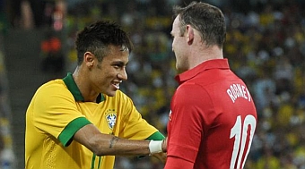 Neymar: Sera un sueo jugar con Rooney en el Barcelona
