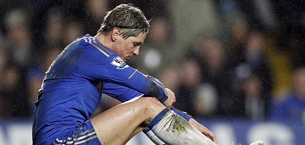 Fernando Torres, en un partido con el Chelsea / AFP