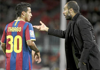 Thiago y Guardiola