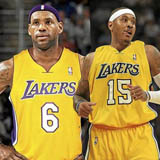 Juntar a LeBron y a Carmelo en los Lakers es una opcin realista