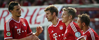 El Bayern supera sin
problemas la primera
ronda de Copa