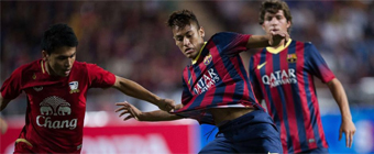 Neymar se estrena como goleador con el Barcelona