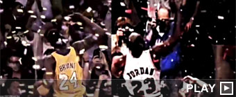 Michael Jordan y Kobe Bryant, dos gotas de agua