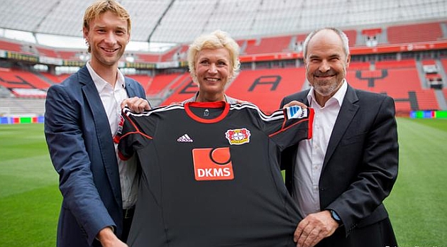 El Bayer Leverkusen llevar el logo de la organizacin DKMS