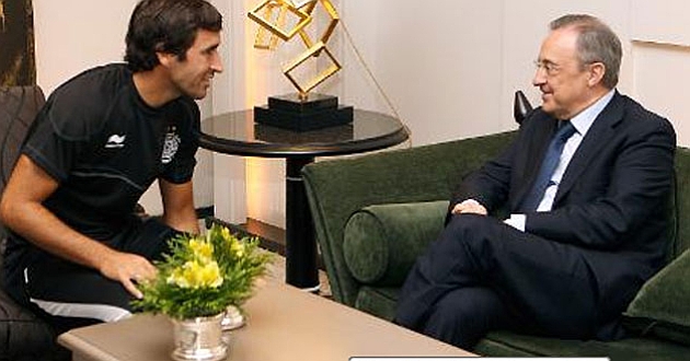 Florentino Prez meets up with Ral