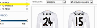 En la web del Real Madrid ya luce el '11' de Bale