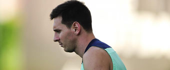 Messi: Quiero estar al 100%
para jugar y ayudar al equipo