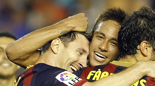 Messi y Neymar ya conectan