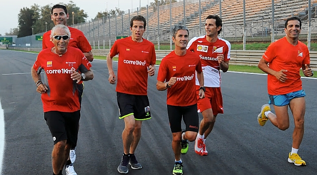Hierro y Fiz corrieron en Monza
con De la Rosa y Gen