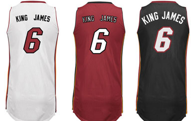La NBA aceptar motes en la camiseta: D-Wade, King James, KG... pero no Batman