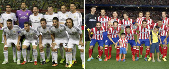Los madridistas piden a Bale de inicio y los atlticos, a Tiago por Mario