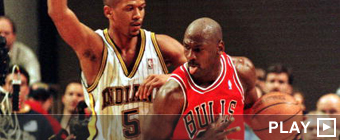Jalen Rose y Michael Jordan