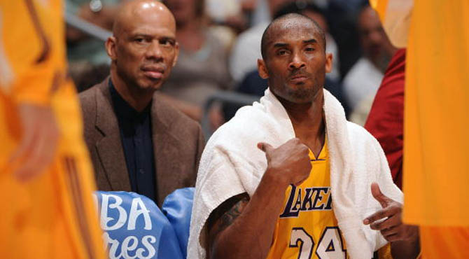 Kareem duda con Kobe