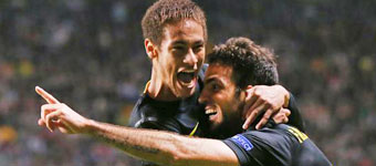 Neymar y Cesc