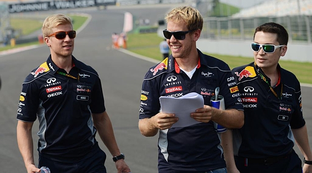 Vettel: Trato de centrarme en la carrera y no en el ttulo