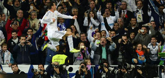 Bale, golazo en su estreno de titular en el Bernabu