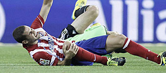 Mario Surez, baja por lesin frente al Athletic