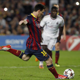 Fin a la sequa de Messi
con su octavo gol al Milan