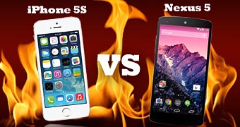 Comparativa: Nexus 5 vs iPhone 5S