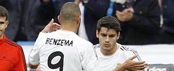 El Bernabu premia con aplausos
el esfuerzo de Karim Benzema