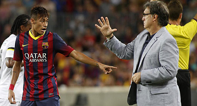 Neymar desvela que el Tata se tema la lesin de Messi