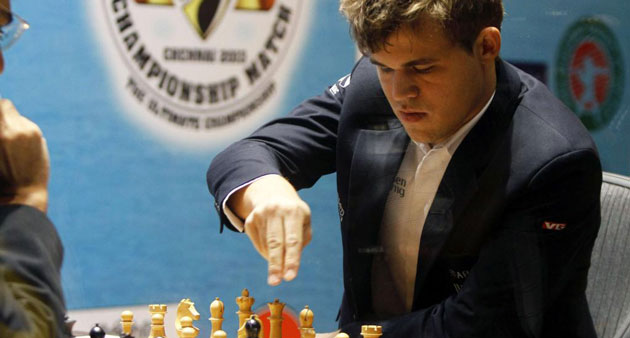 Carlsen gana a Anad la quinta partida en 58 movimientos