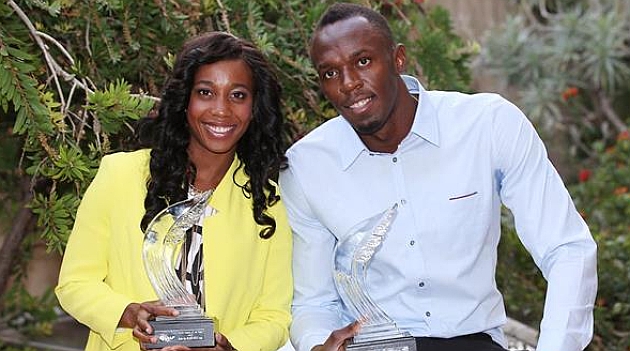 Usain Bolt y Shelly-Ann Fraser,
mejores atletas mundiales del ao