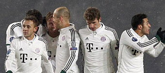 Dcima victoria consecutiva y rcord
para el Bayern en Liga de Campeones