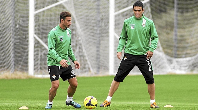 Rubn Castro y Molina, en un entrenamiento | Foto: Paco Martn