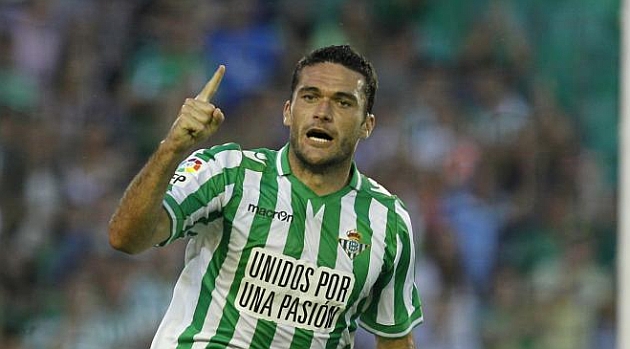 Molina, celebrando un gol ante el Elche | Foto: Ramn Navarro