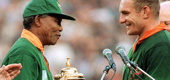Mandela, el poltico que utiliz el rugby para unir un pas