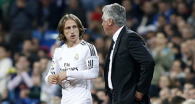 Modric is Carlo's fifth most used player
