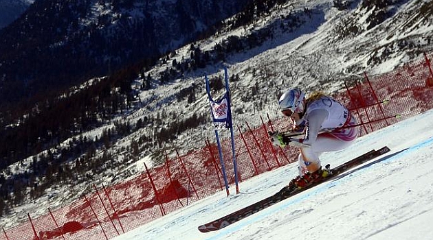 Tina Weirather gan el supergigante de St.Moritz