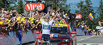 Quintana: “El objetivo es el podio en una Grande”