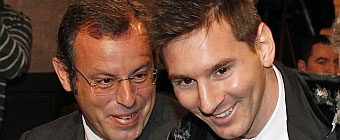 Rosell y Messi
